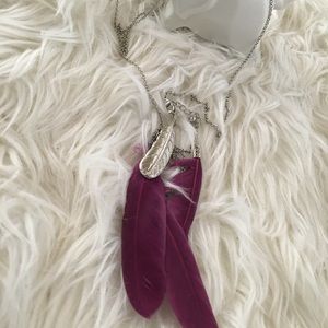 Feather necklace